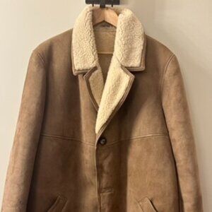 Vintage 1970's Morlands Real Sheepskin Leather Jacket